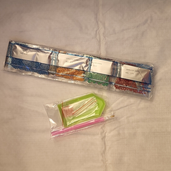 4 for $25  DIY Diamond Painting Kits, Brother and Sister, 30x40cm - Picture 4 of 5